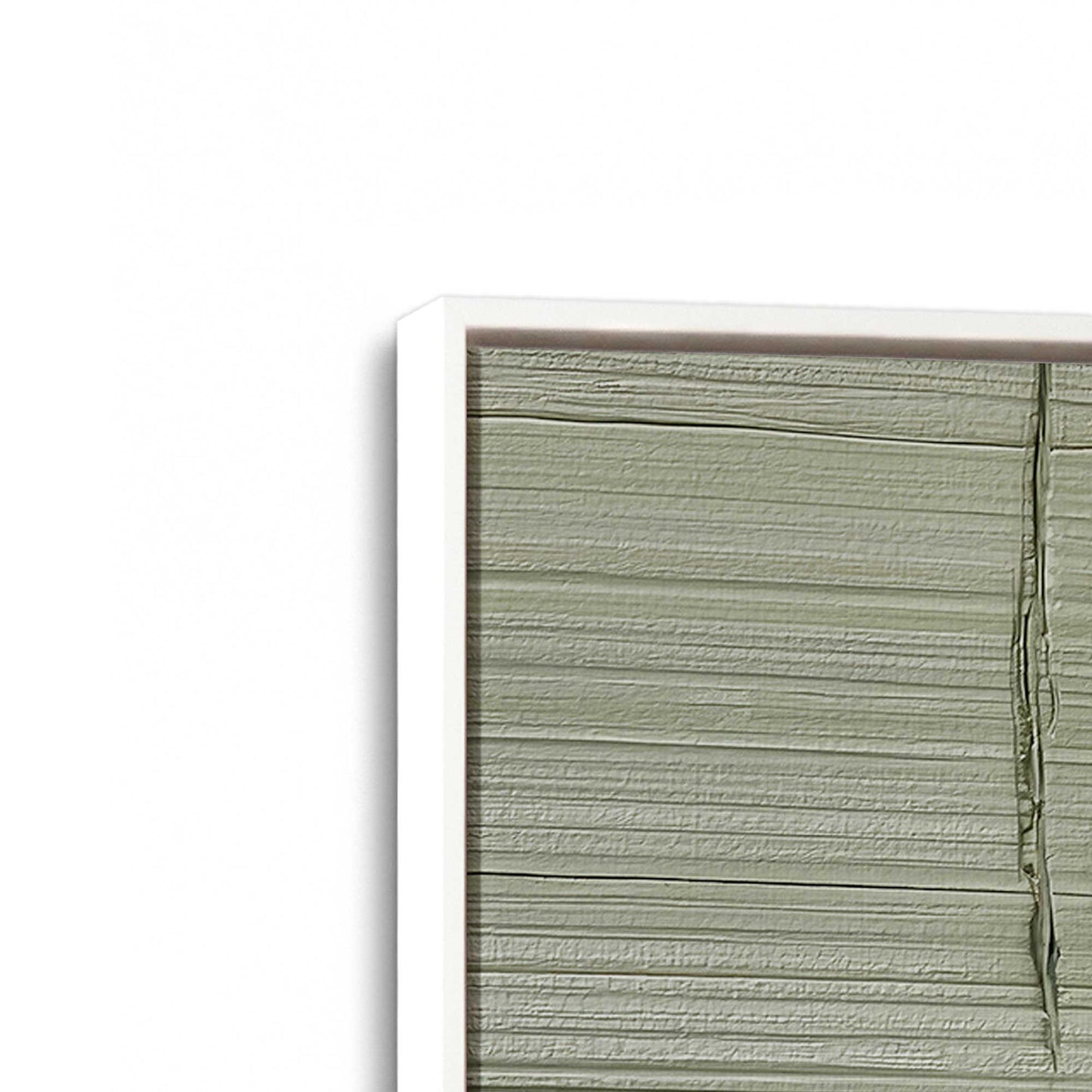 [Color:Opaque White], Picture of art in a White frame at an angle