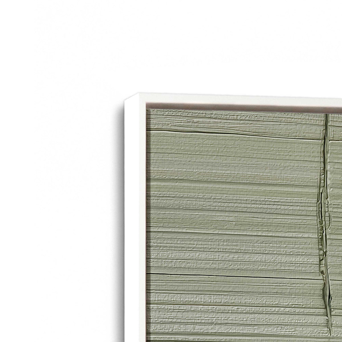 [Color:Opaque White], Picture of art in a White frame at an angle