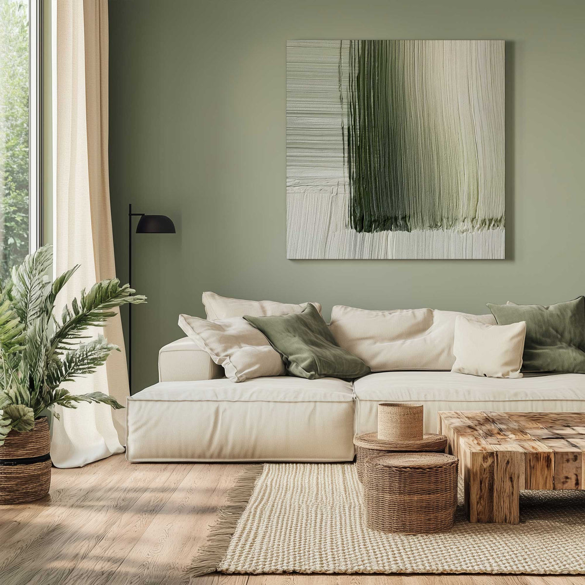 Picture of art in a room