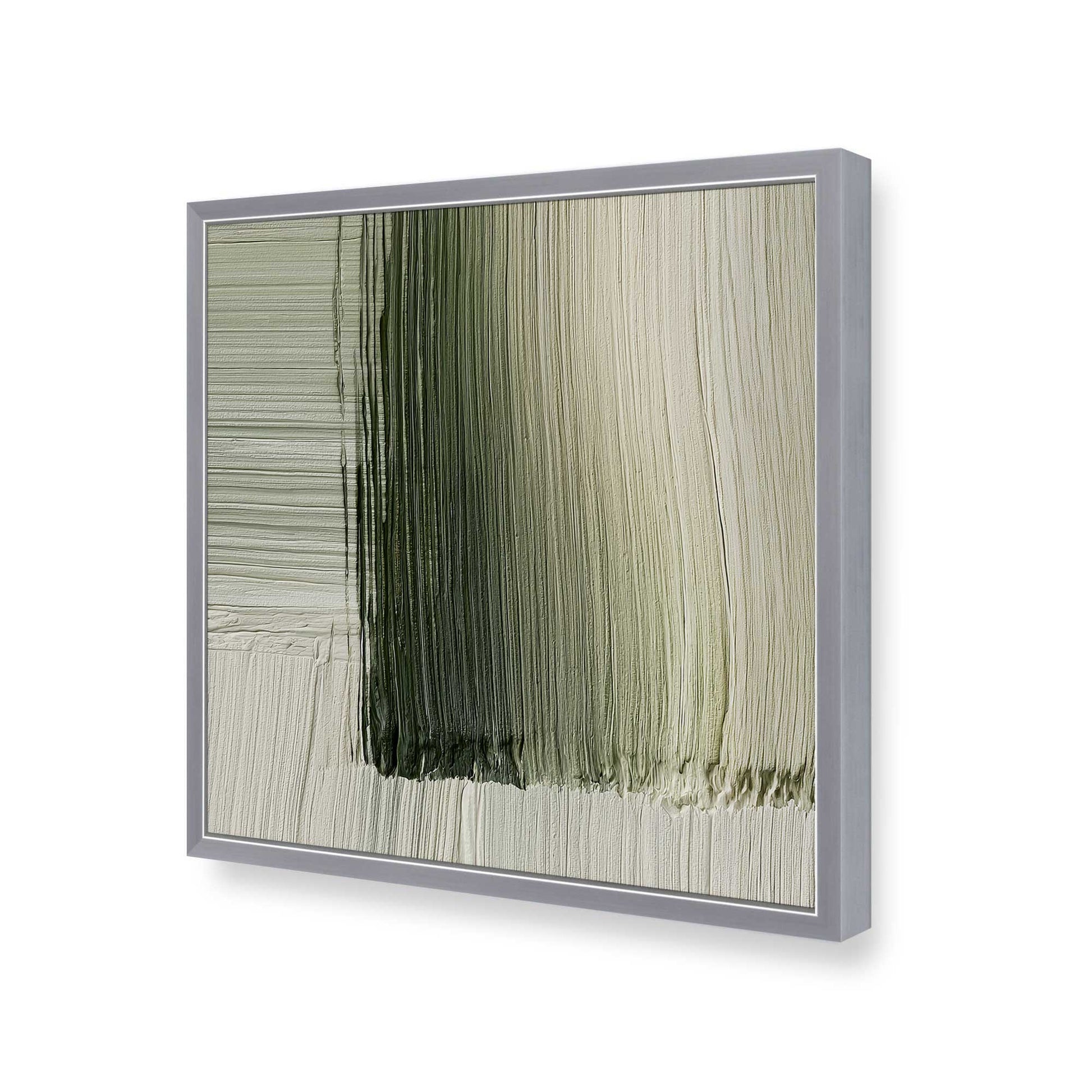 [Color:Polished Chrome], Picture of art in a Polished Chrome frame of the corner