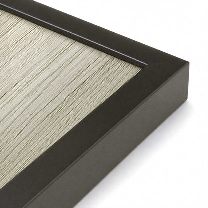 [Color:Satin Black], Picture of art in a Satin Black frame at an angle