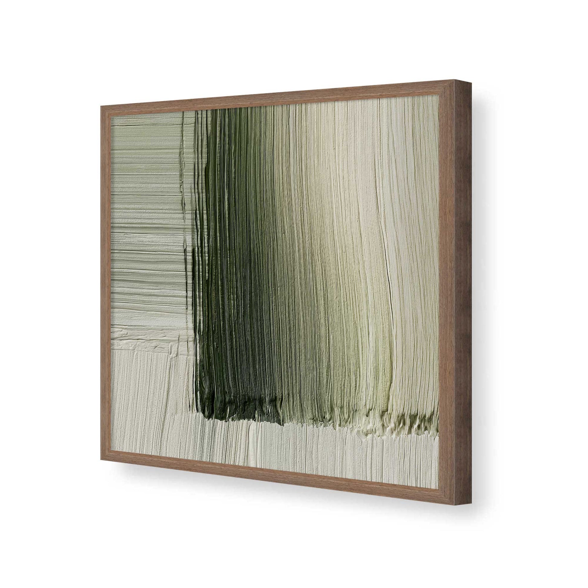 [Color:Walnut], Picture of art in a Walnut frame of the corner