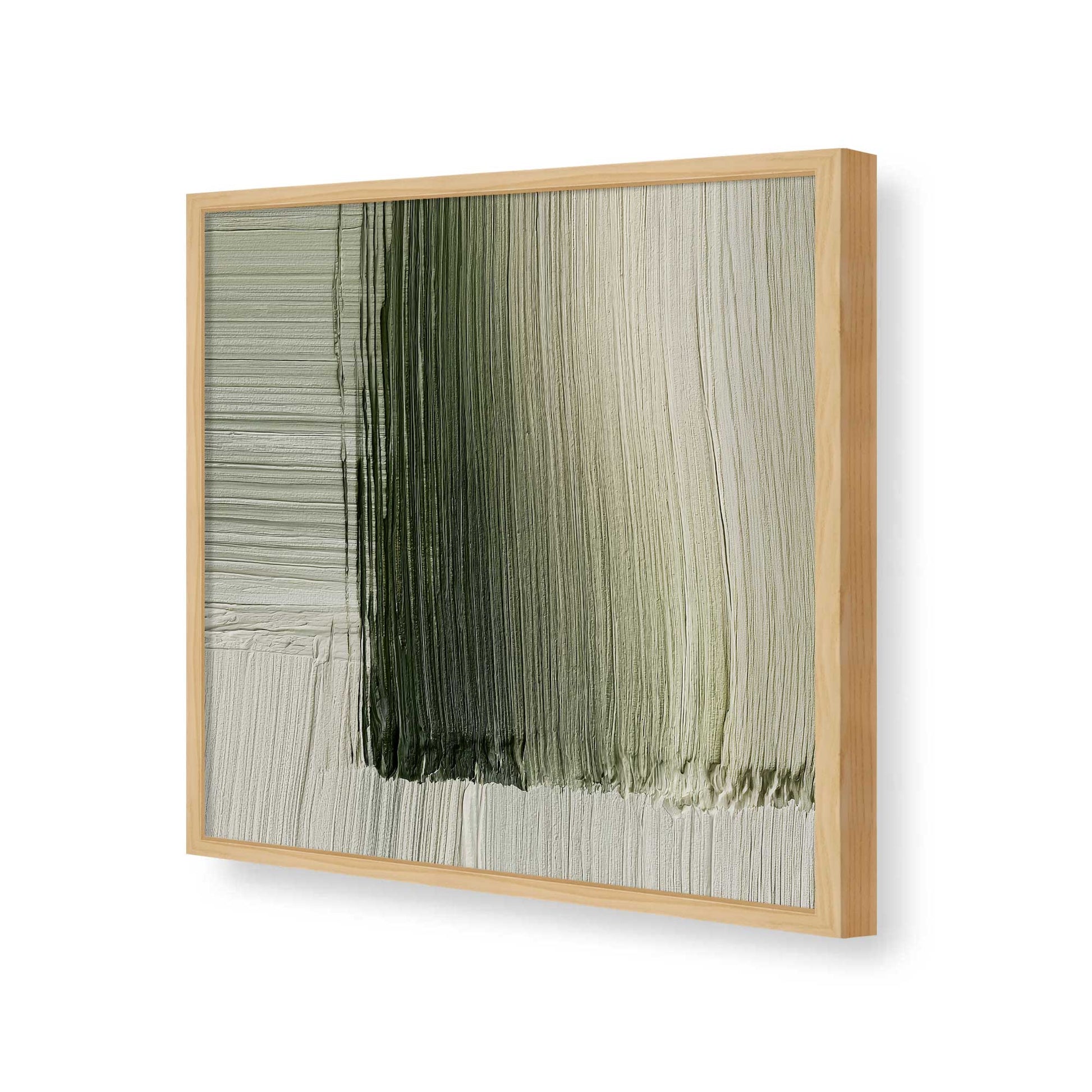 [Color:American Maple], Picture of art in a American Maple frame of the corner