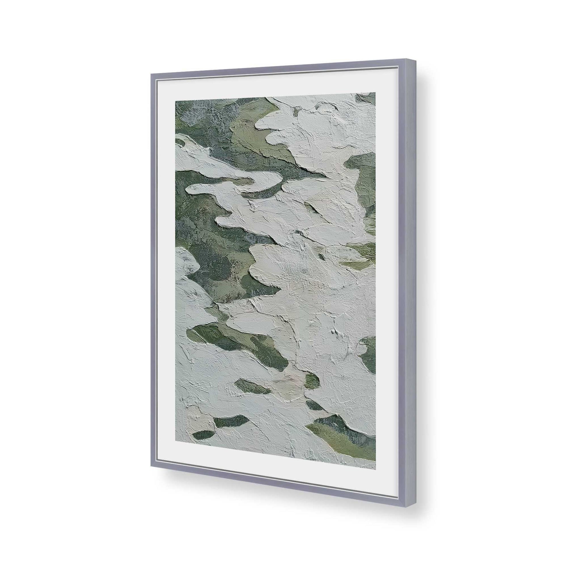 [Color:Polished Chrome], Picture of art in a Polished Chrome frame of the corner