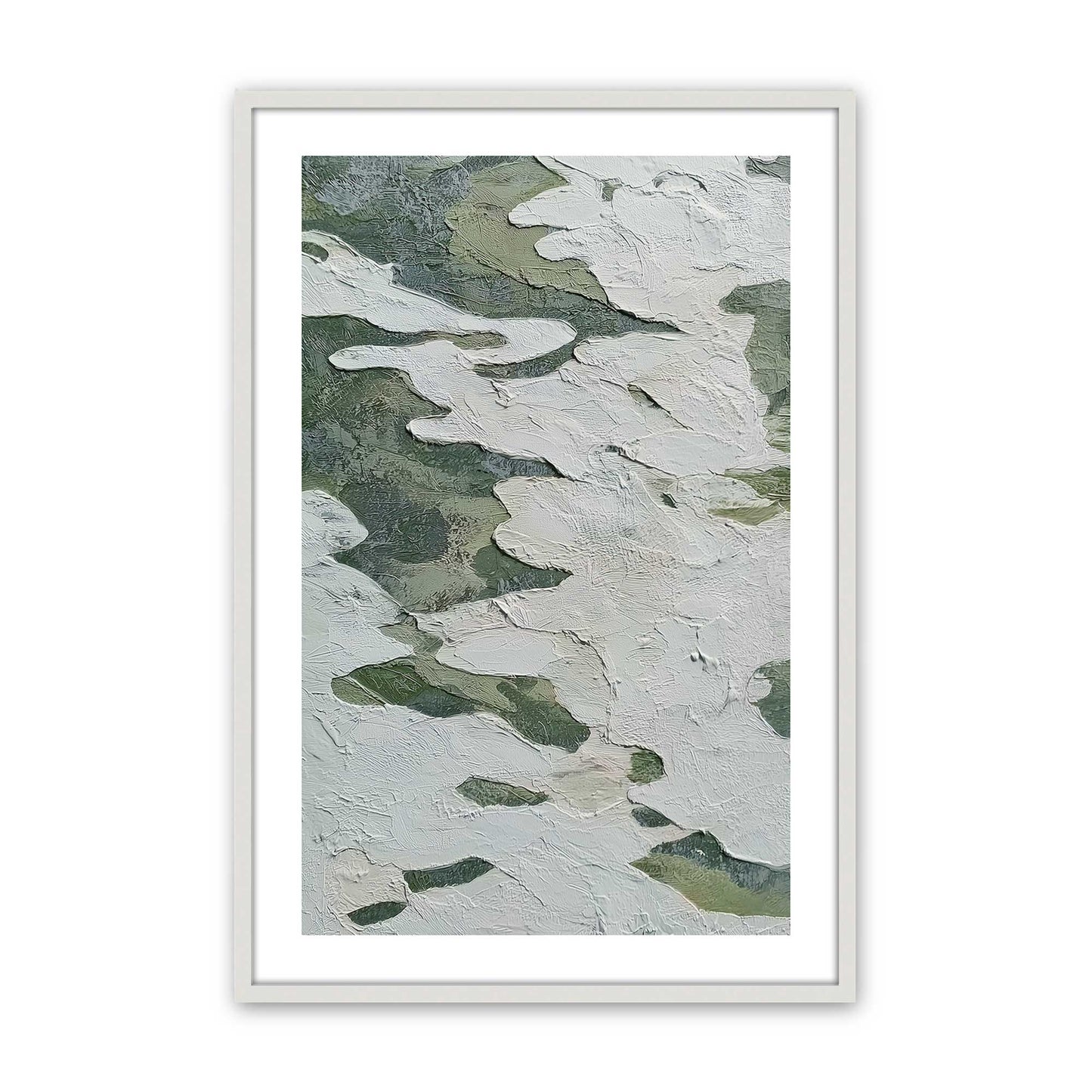 [Color:Opaque White], Picture of art in a Opaque White frame