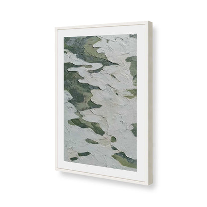 [Color:Opaque White], Picture of art in a Opaque White frame of the corner