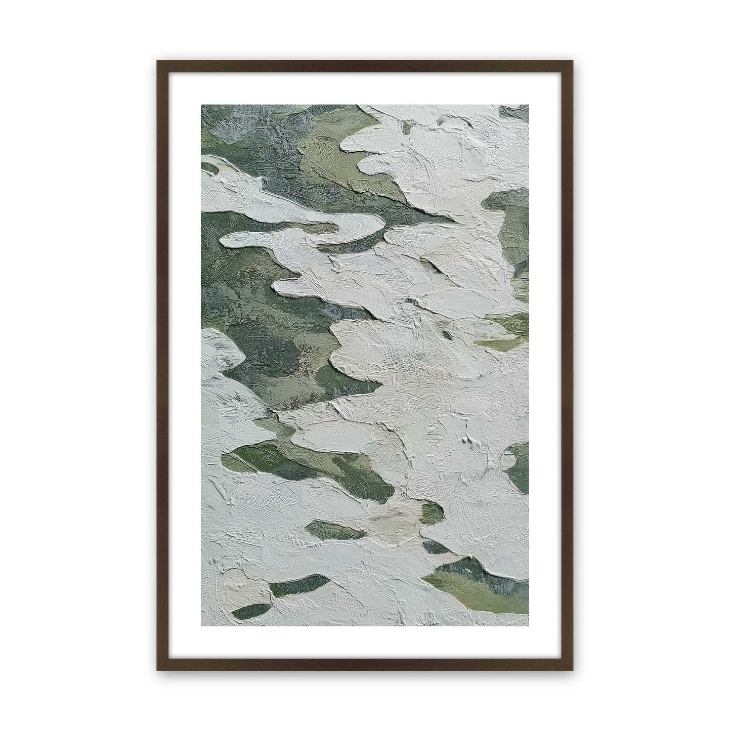 [Color:Brown], Picture of art in a Brown frame