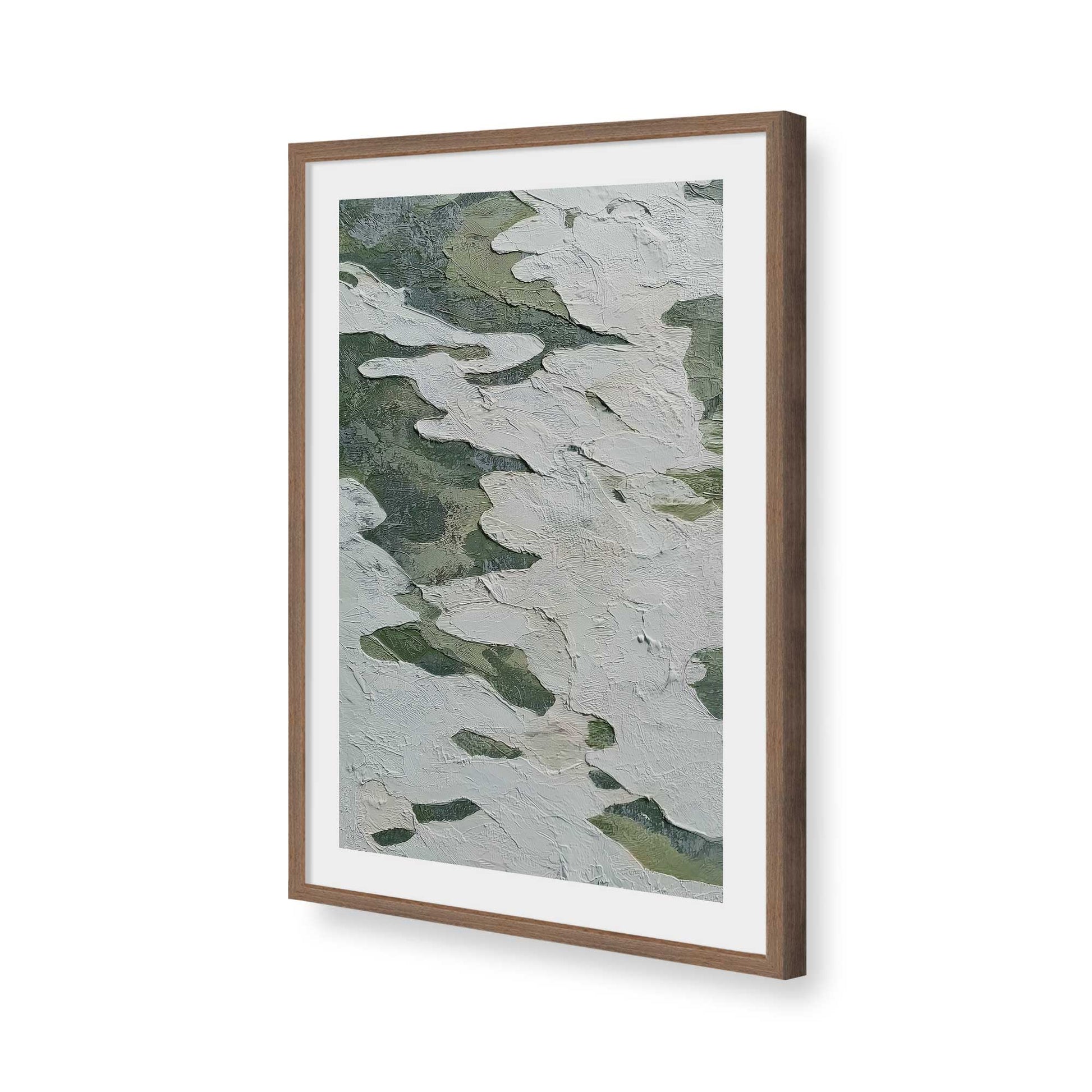 [Color:Walnut], Picture of art in a Walnut frame of the corner