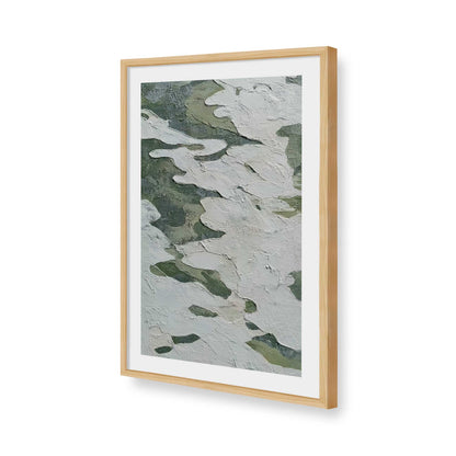 [Color:American Maple], Picture of art in a American Maple frame of the corner