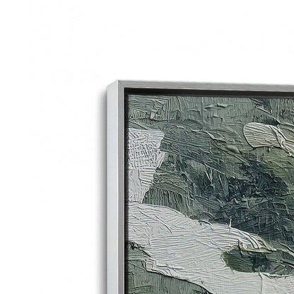 [Color:Polished Chrome], Picture of art in a Polished Chrome frame at an angle