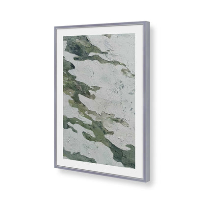 [Color:Polished Chrome], Picture of art in a Polished Chrome frame of the corner