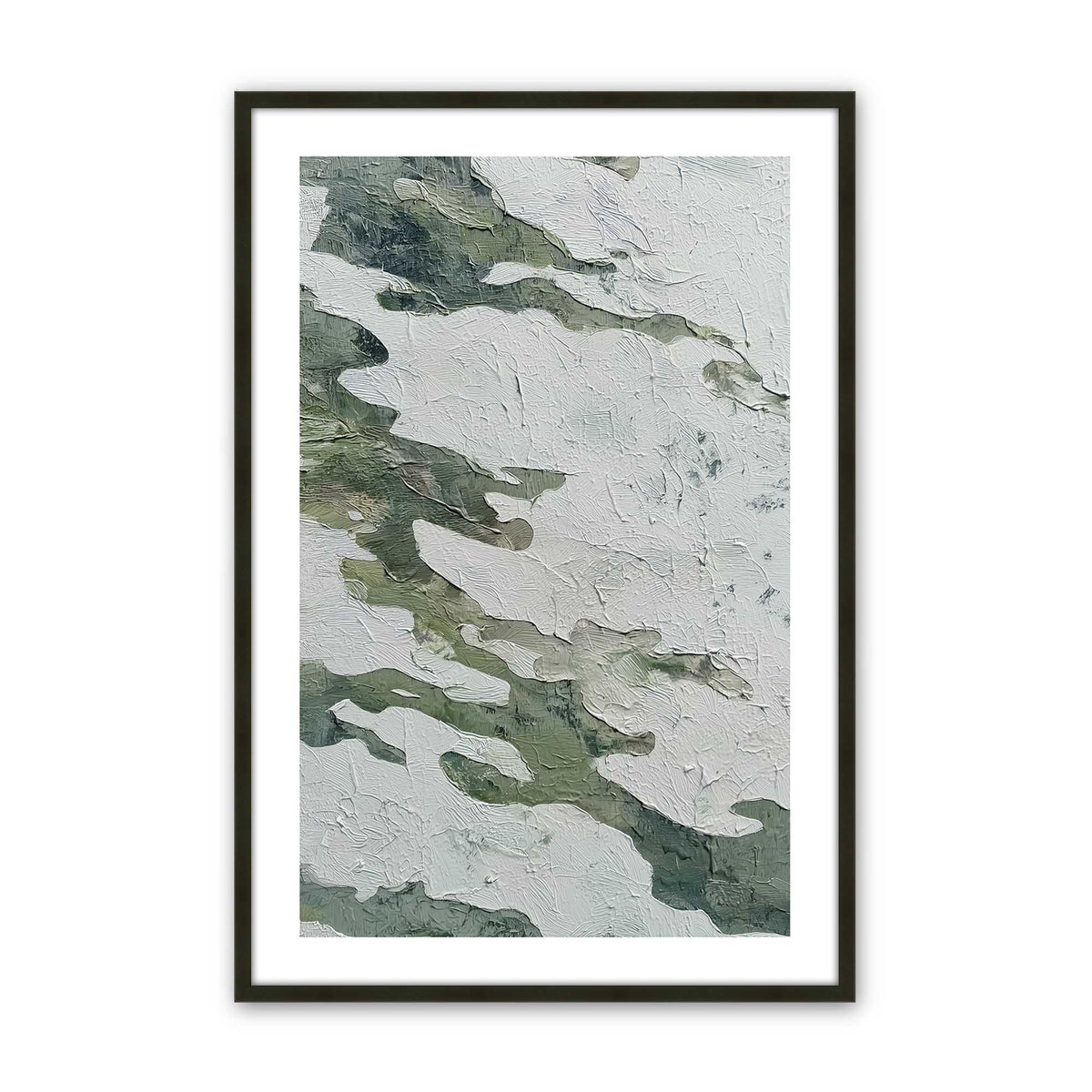 [Color:Satin Black], Picture of art in a Satin Black frame