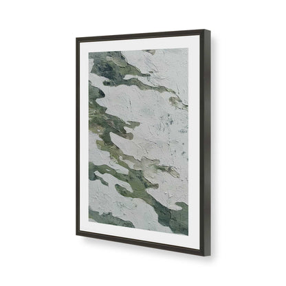 [Color:Satin Black], Picture of art in a Satin Black frame of the corner