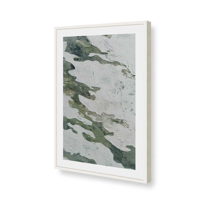 [Color:Opaque White], Picture of art in a Opaque White frame of the corner