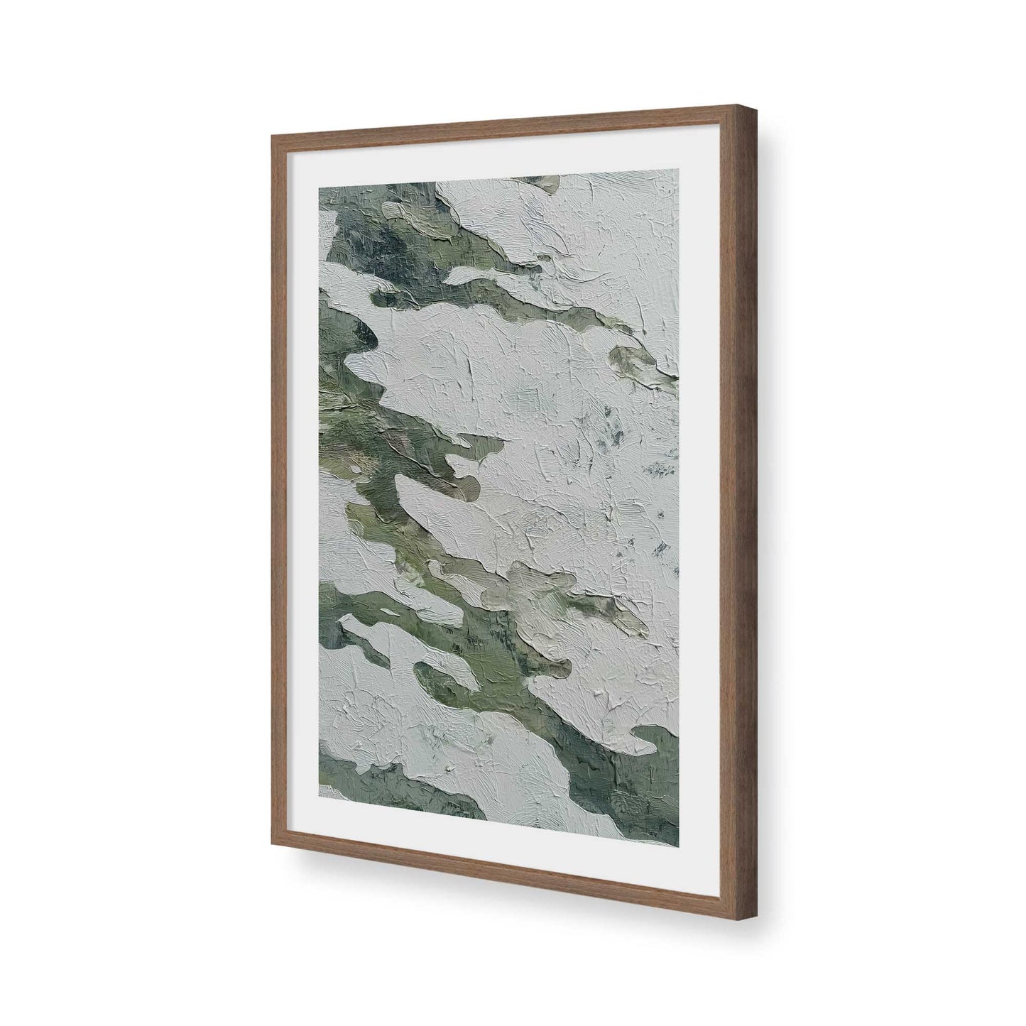 [Color:Walnut], Picture of art in a Walnut frame of the corner