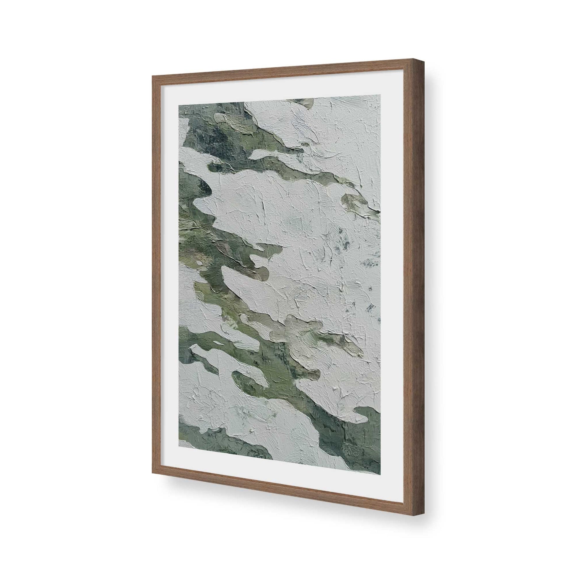 [Color:Walnut], Picture of art in a Walnut frame of the corner