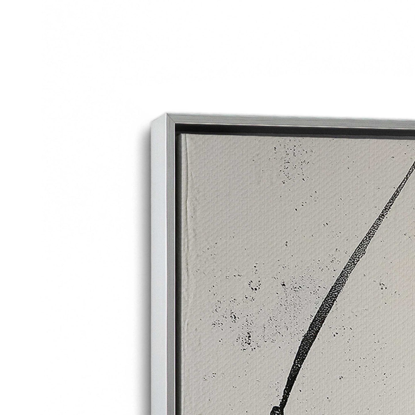 [Color:Polished Chrome], Picture of art in a Polished Chrome frame at an angle