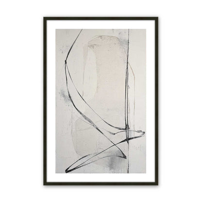 [Color:Satin Black], Picture of art in a Satin Black frame