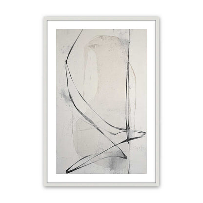[Color:Opaque White], Picture of art in a Opaque White frame