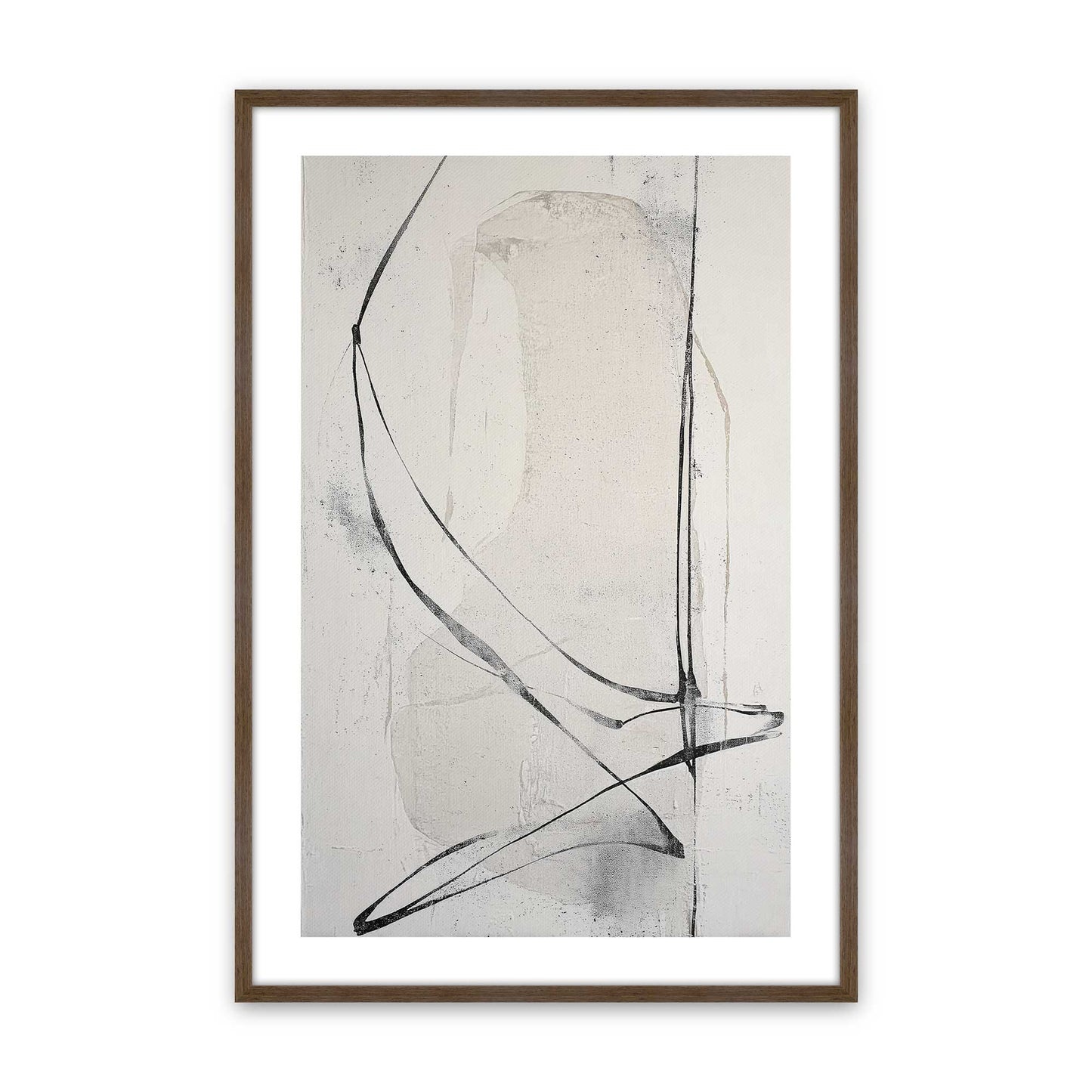 [Color:Walnut], Picture of art in a Walnut frame