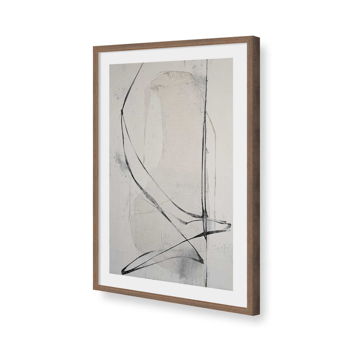 [Color:Walnut], Picture of art in a Walnut frame of the corner