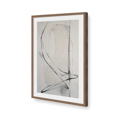 [Color:Walnut], Picture of art in a Walnut frame of the corner