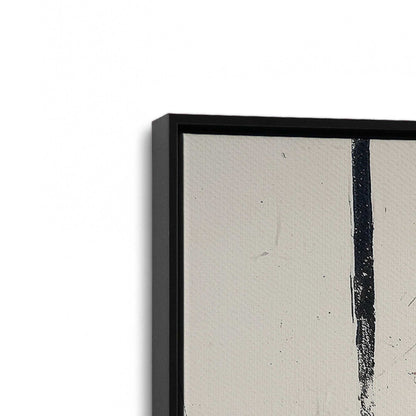 [Color:Satin Black], Picture of art in a Satin Black frame at an angle