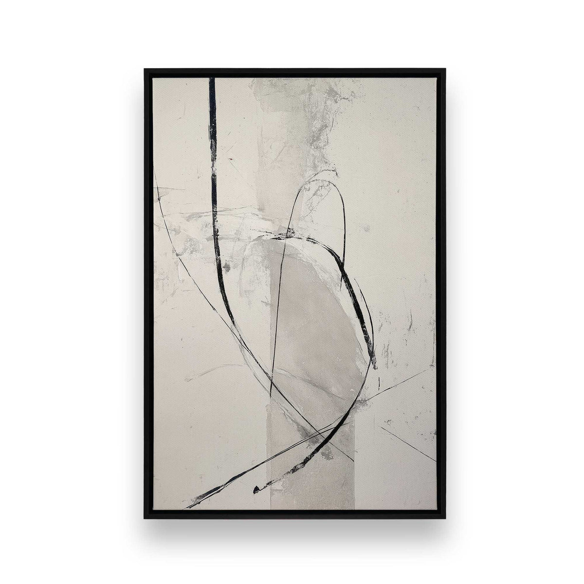 [Color:Satin Black], Picture of art in a Satin Black frame