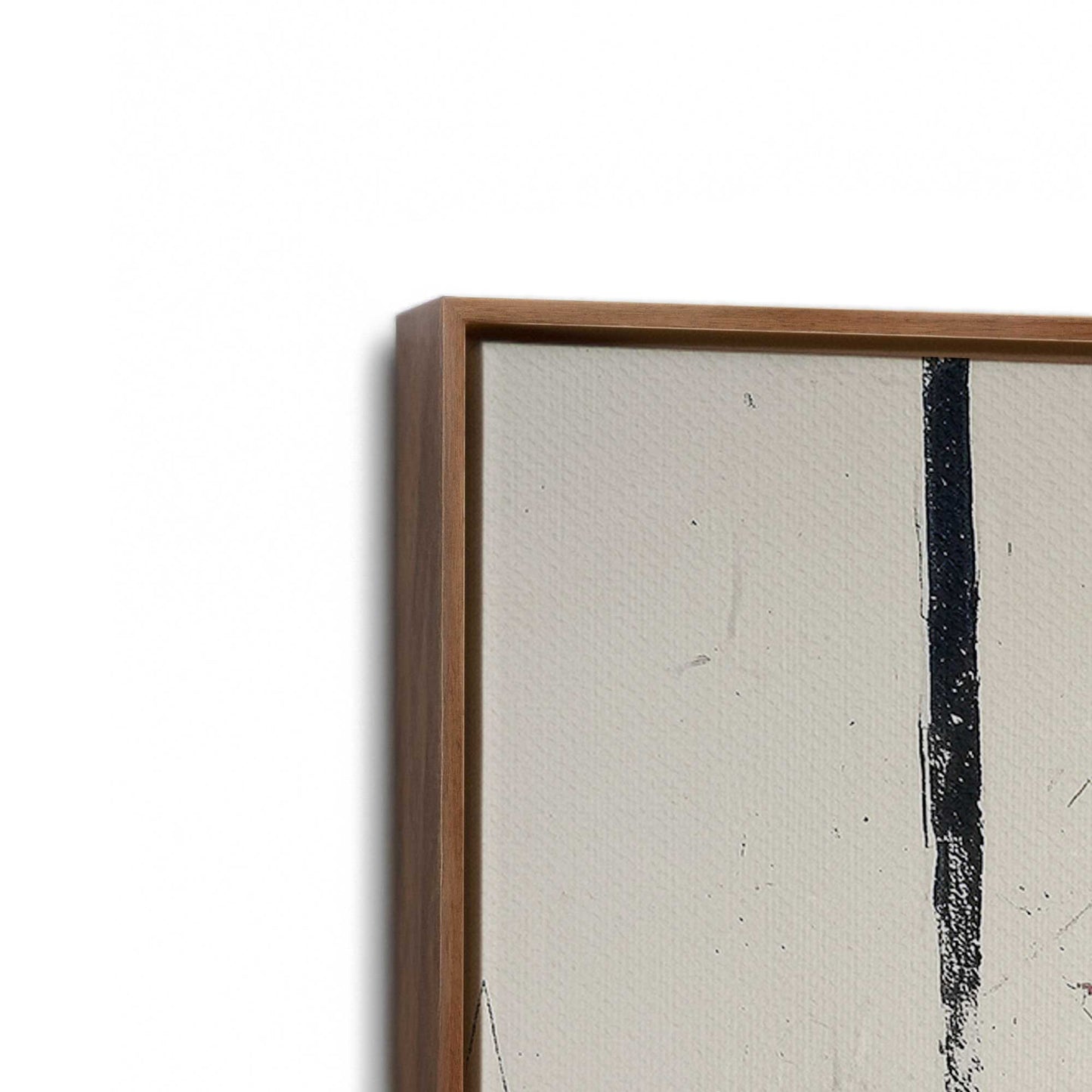 [Color:Walnut], Picture of art in a Walnut frame at an angle