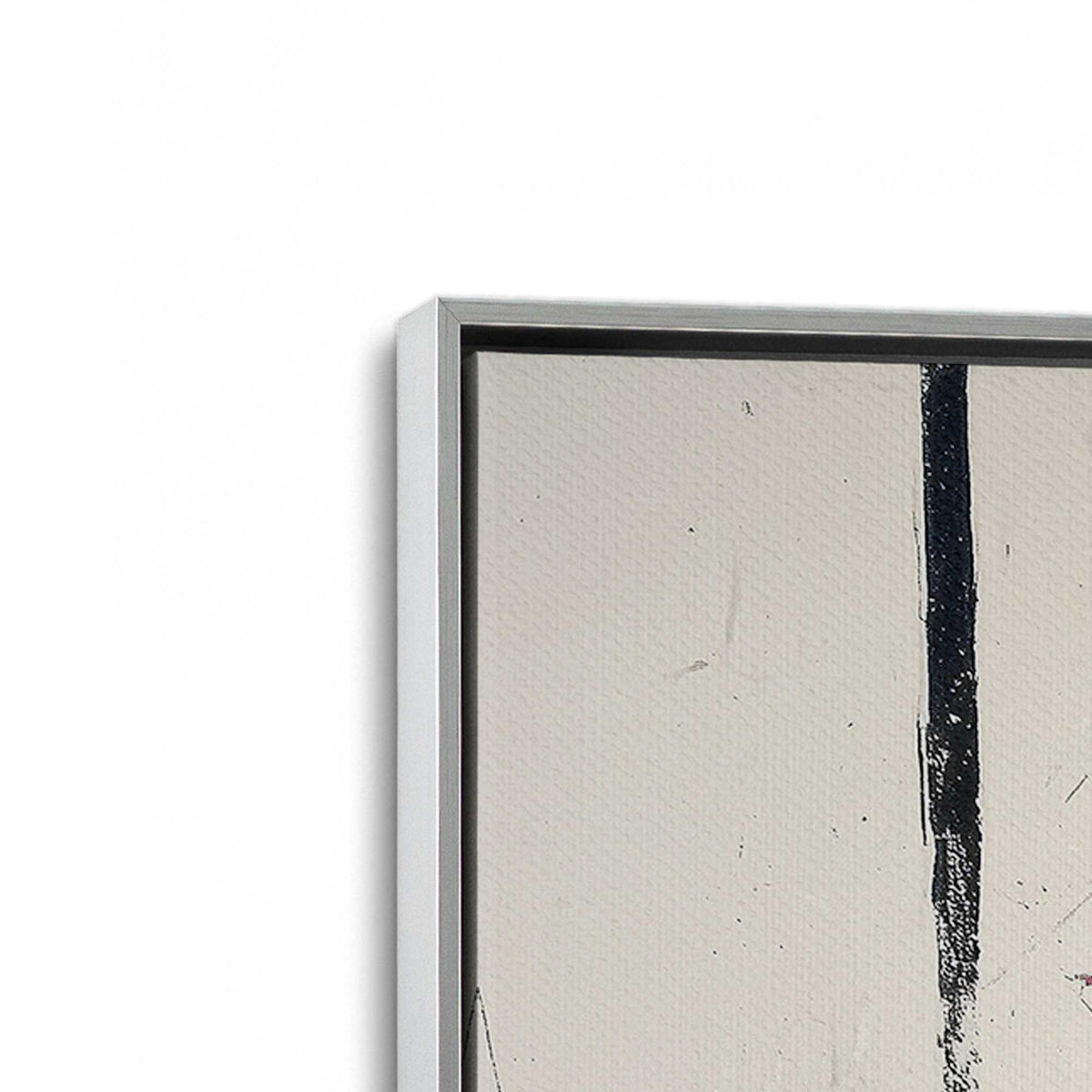 [Color:Polished Chrome], Picture of art in a Polished Chrome frame at an angle