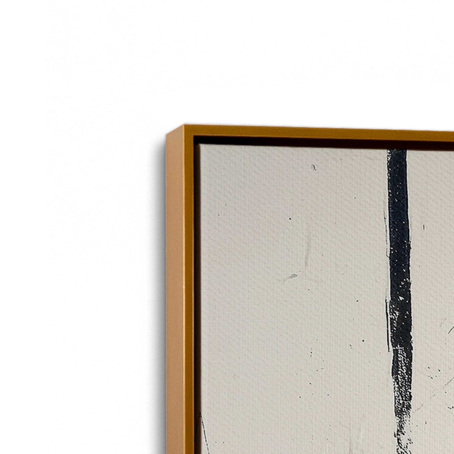 [Color:Polished Gold], Picture of art in a Polished Gold frame at an angle