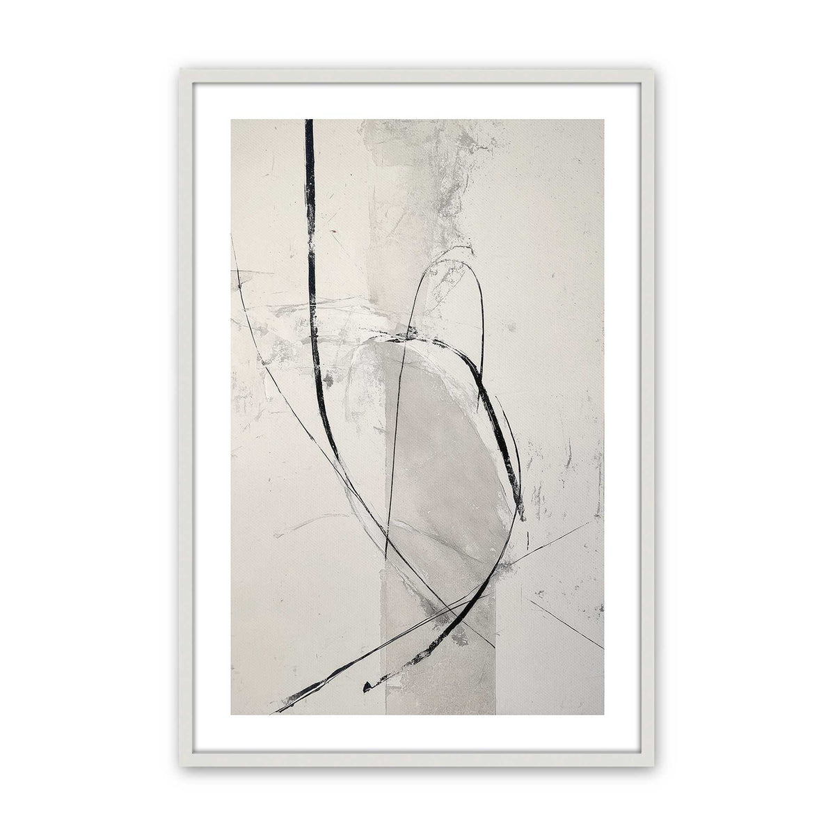 [Color:Opaque White], Picture of art in a Opaque White frame