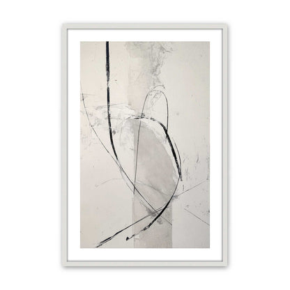 [Color:Opaque White], Picture of art in a Opaque White frame
