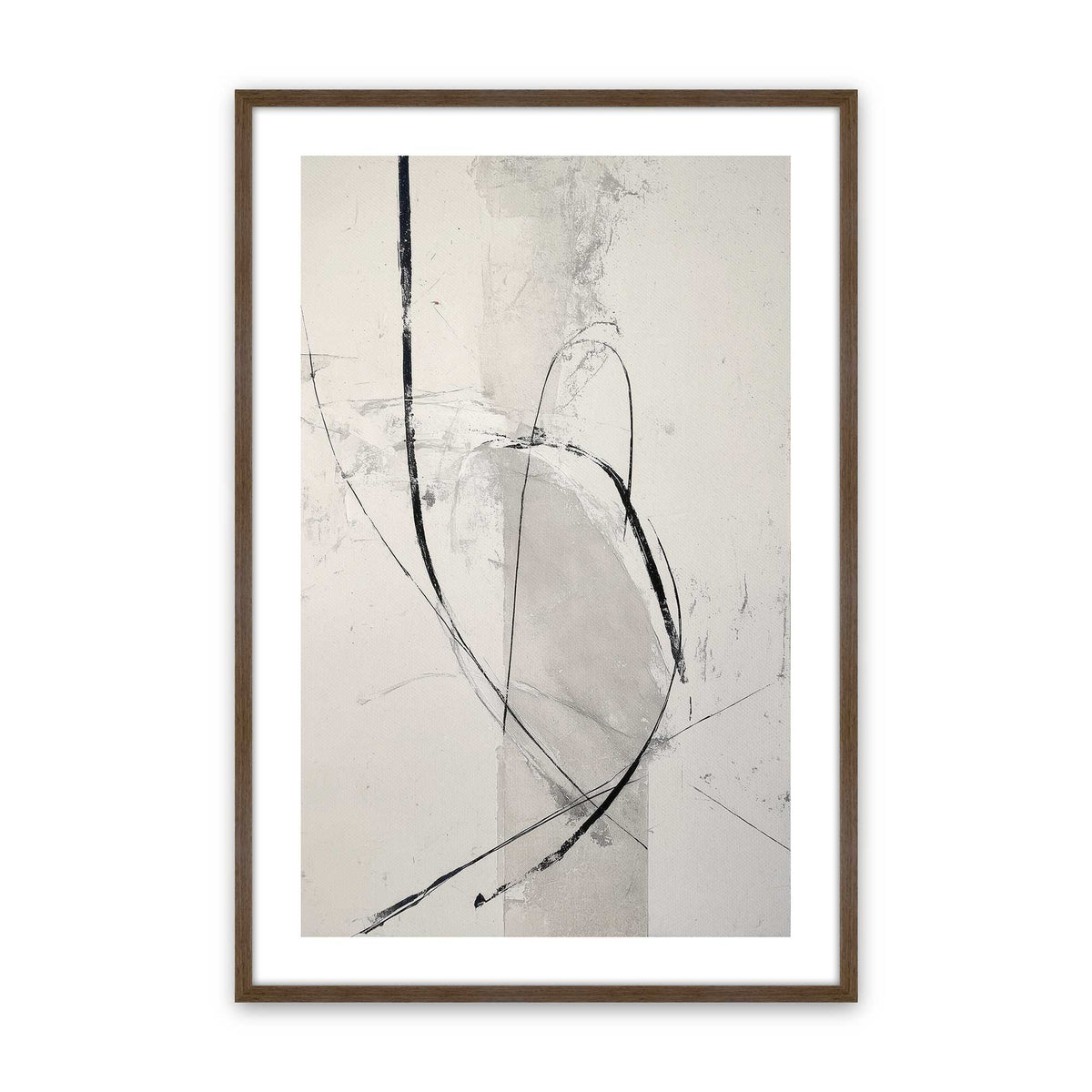 [Color:Walnut], Picture of art in a Walnut frame