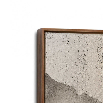 [Color:Walnut], Picture of art in a Walnut frame at an angle