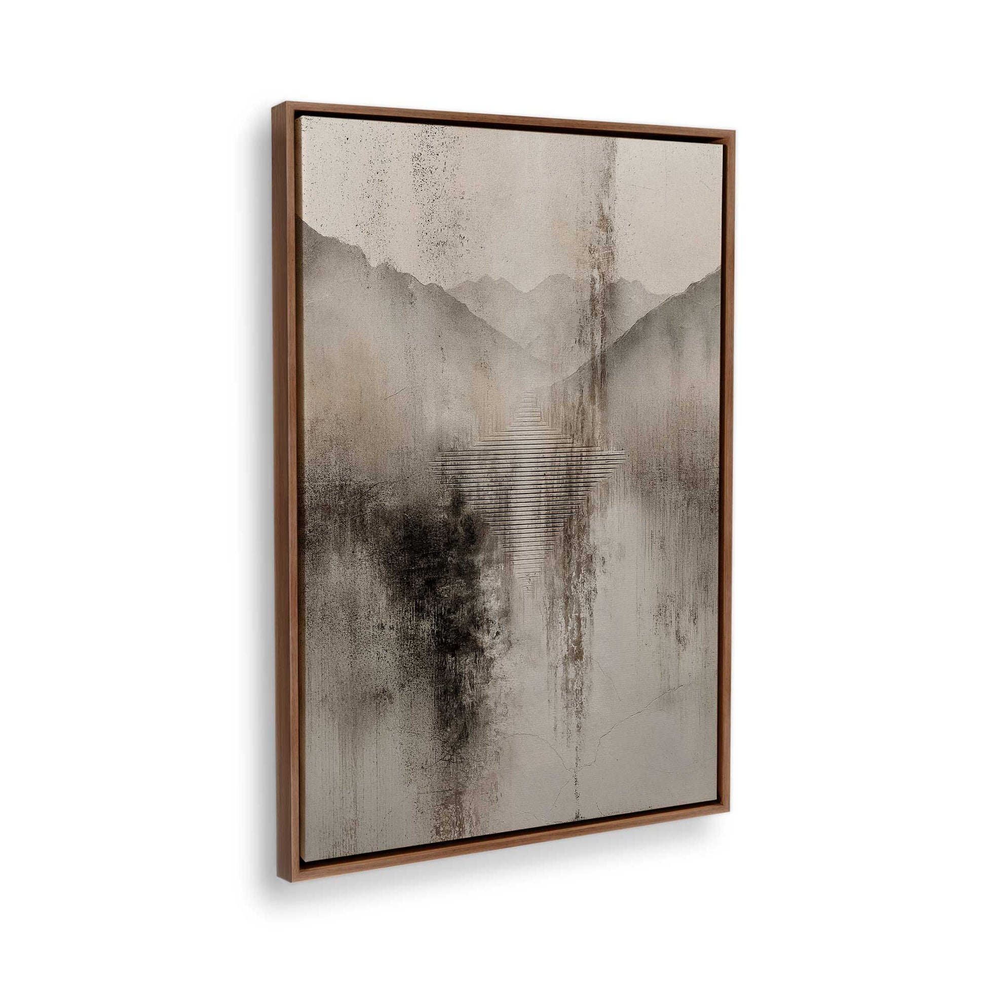 [Color:Walnut], Picture of the corner of the art