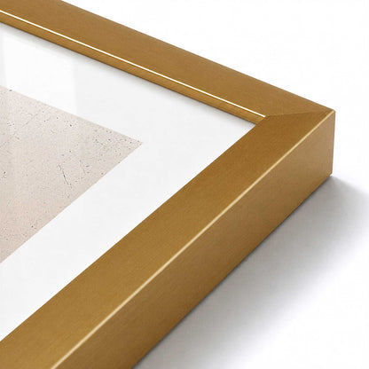 [Color:Polished Gold], Picture of art in a Polished Gold frame at an angle
