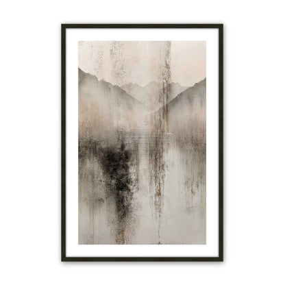 [Color:Satin Black], Picture of art in a Satin Black frame