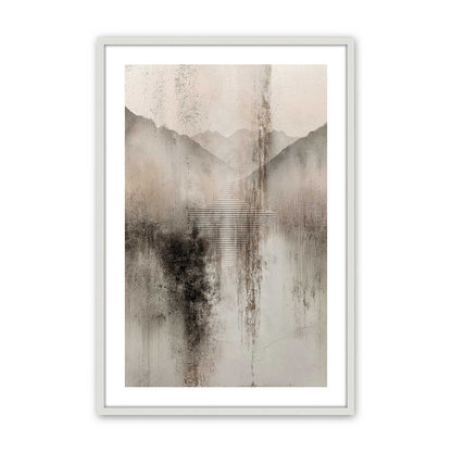 [Color:Opaque White], Picture of art in a Opaque White frame