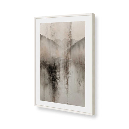 [Color:Opaque White], Picture of art in a Opaque White frame of the corner