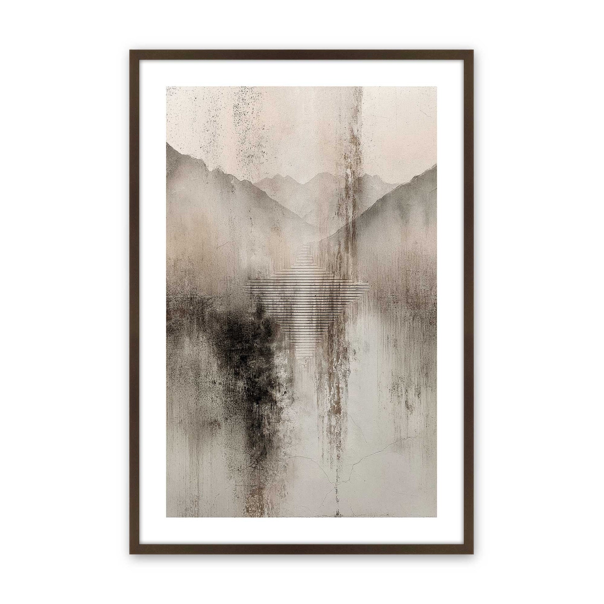 [Color:Belvinder Brown], Picture of art in a Belvinder Brown frame