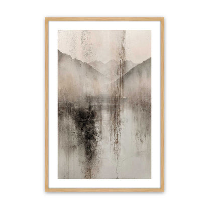 [Color:American Maple], Picture of art in a American Maple frame