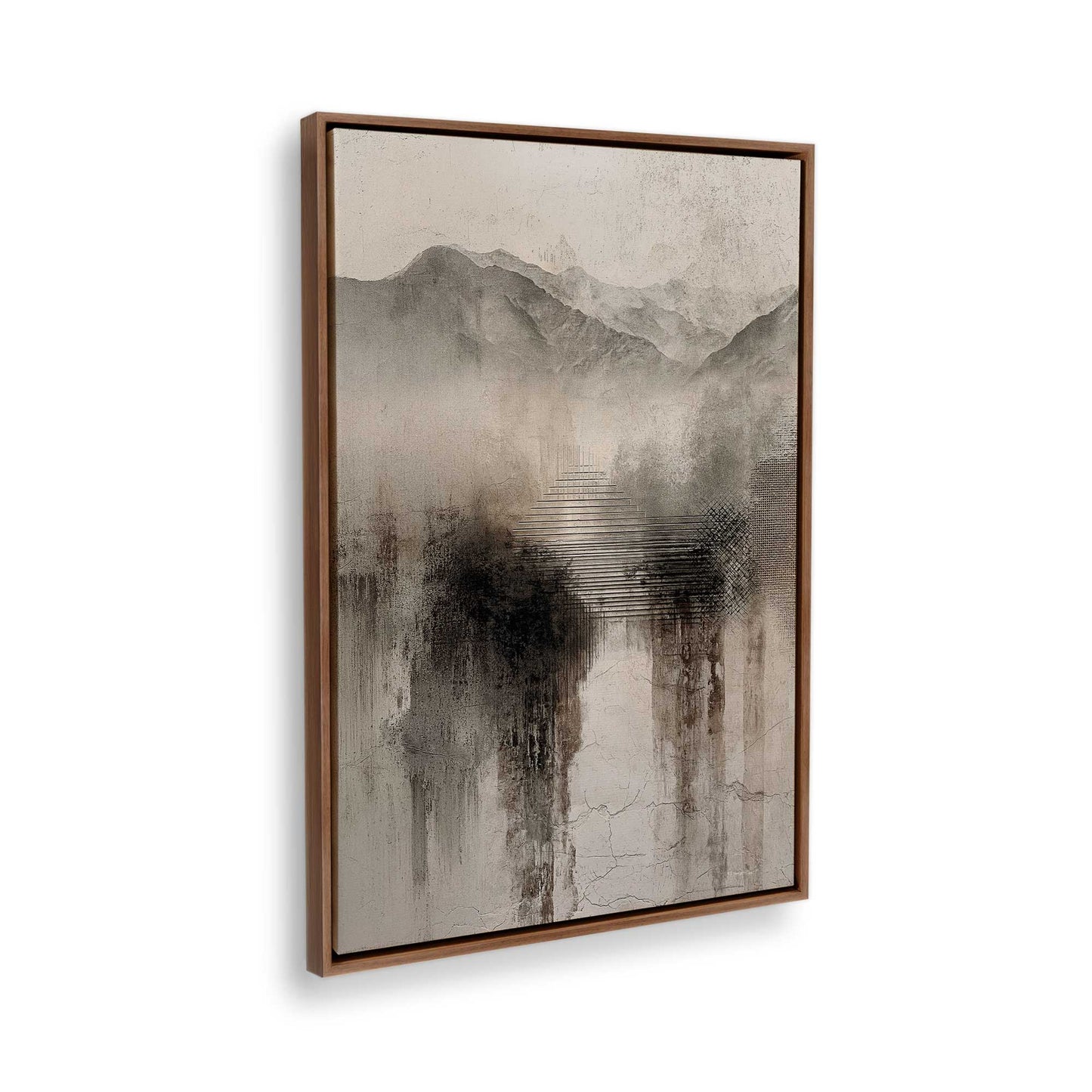 [Color:Walnut], Picture of the corner of the art