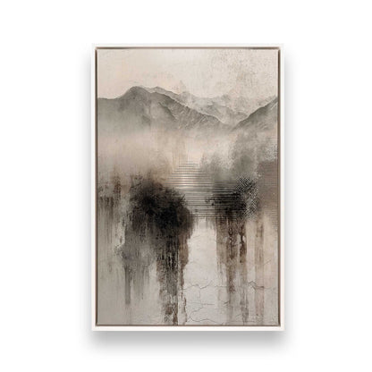 [Color:Opaque White], Picture of art in a White frame