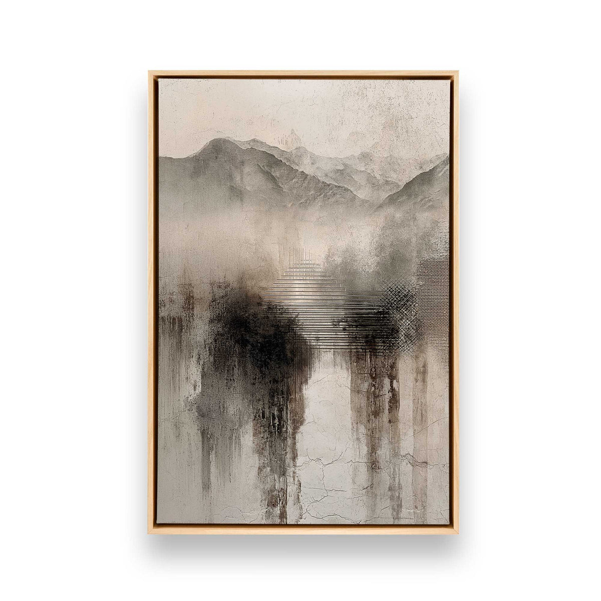 [Color:American Maple], Picture of art in a American Maple frame