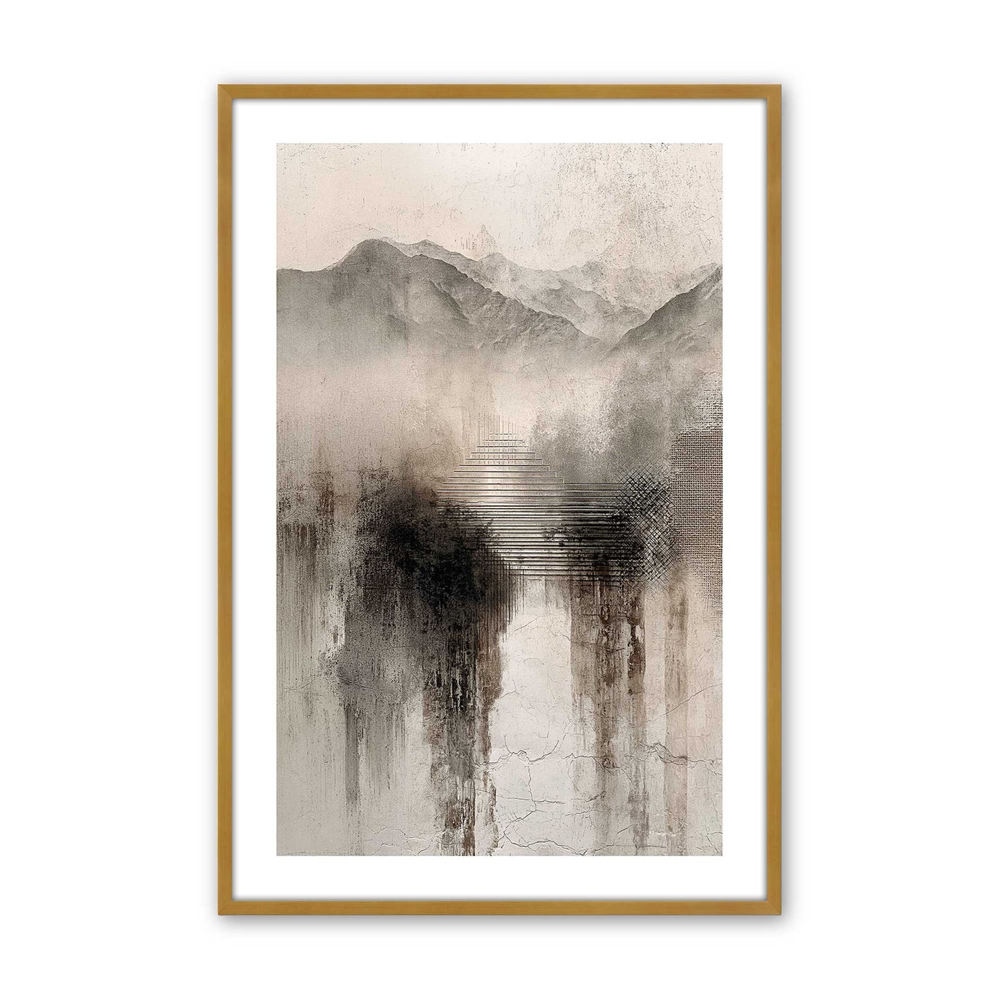 [Color:Polished Gold], Picture of art in a Polished Gold frame
