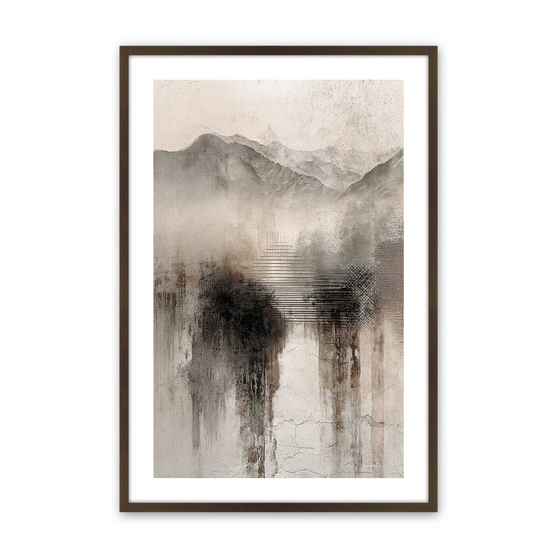 [Color:Belvinder Brown], Picture of art in a Belvinder Brown frame