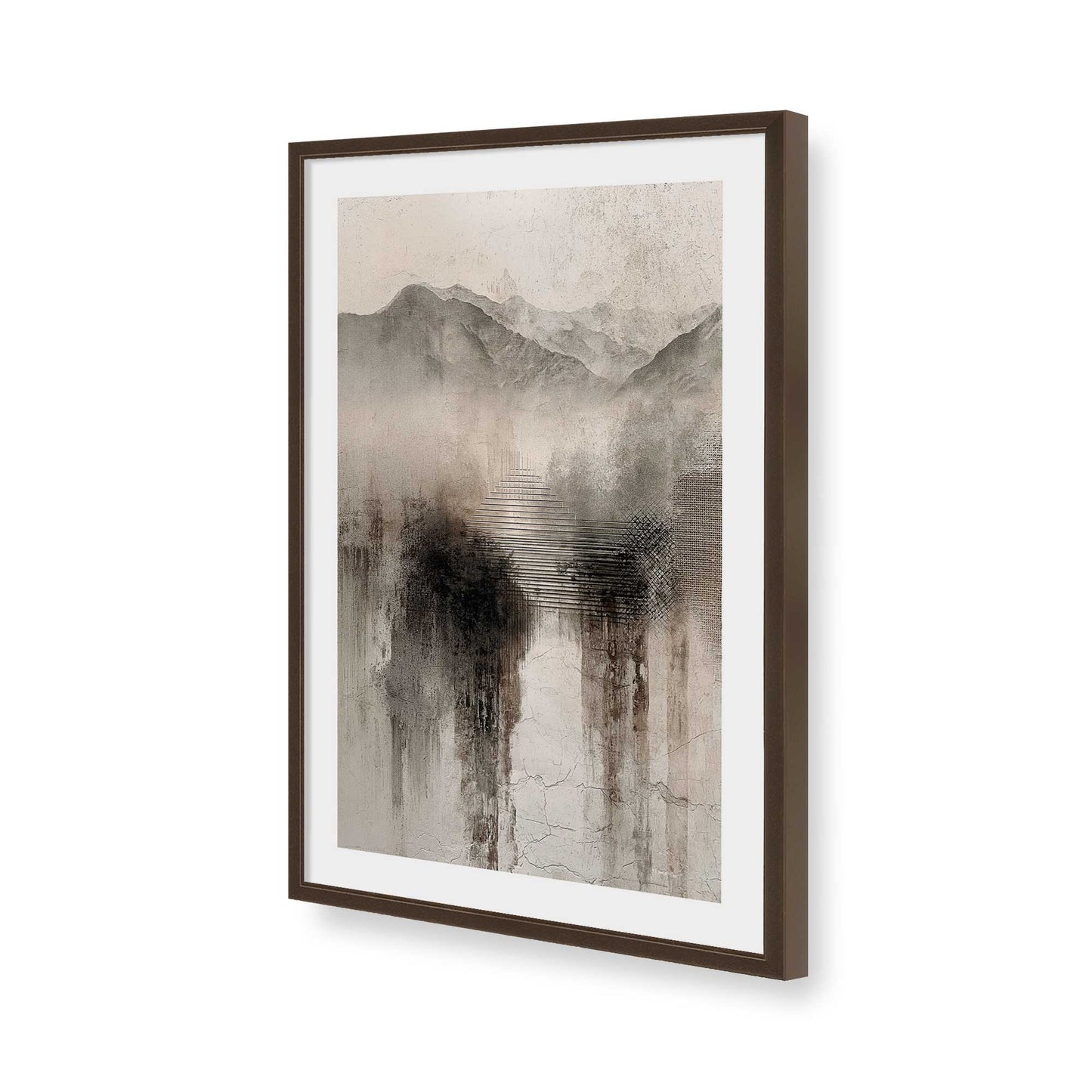 [Color:Belvinder Brown], Picture of art in a Belvinder Brown frame of the corner