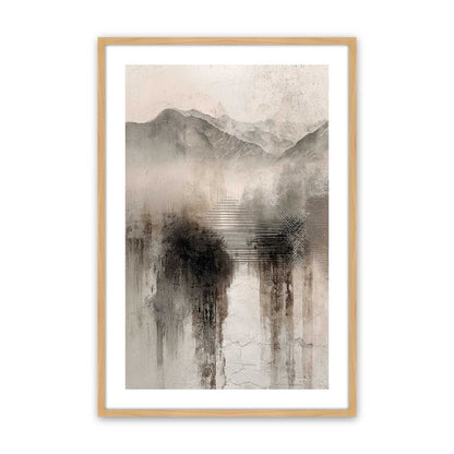 [Color:American Maple], Picture of art in a American Maple frame