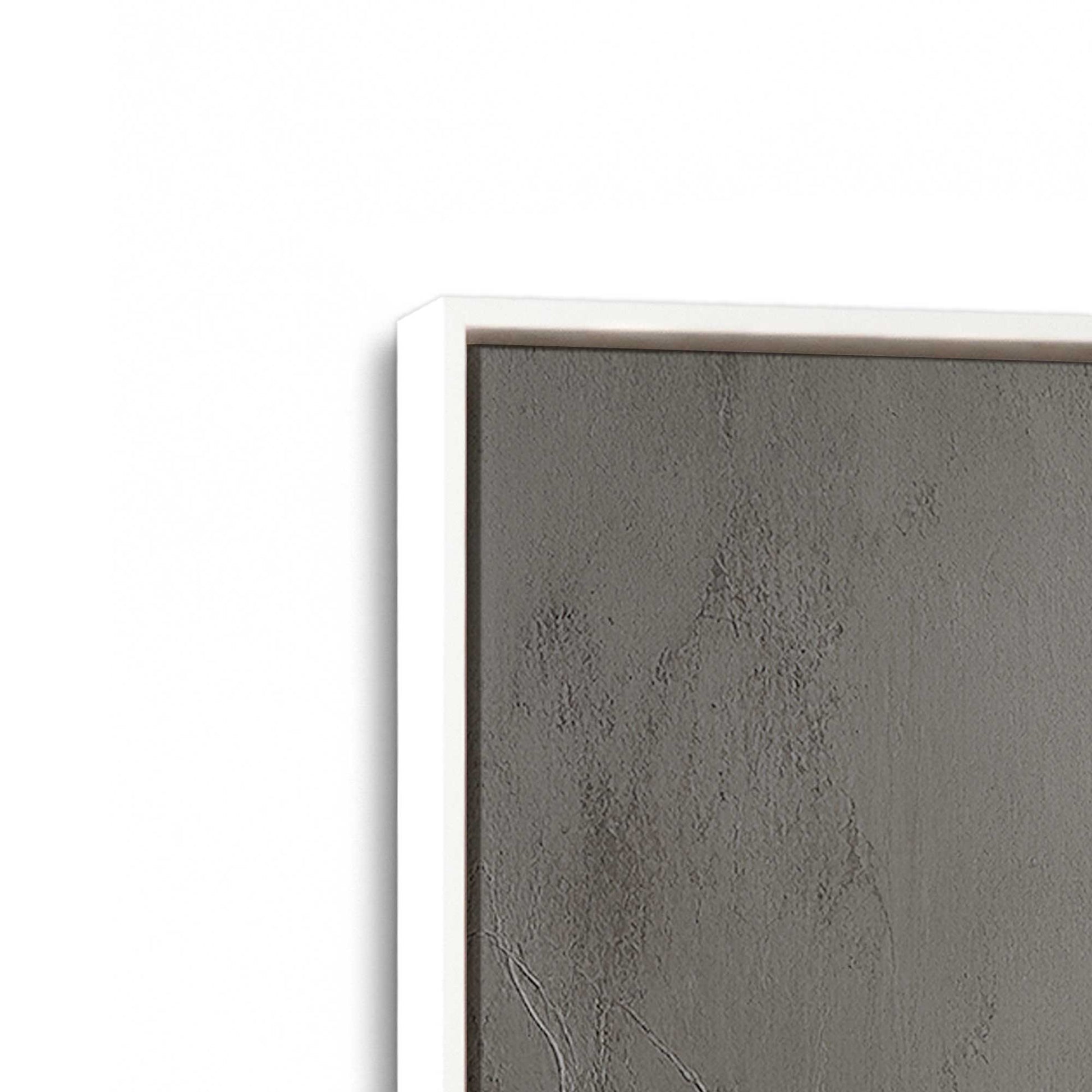 [Color:Opaque White], Picture of art in a White frame at an angle
